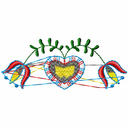 Flowers And Tree Embroidery Design 4 Flowers And Tree Embroidery Design 4